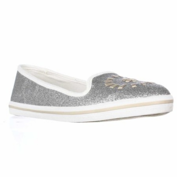 Jack Rogers Shoes - Jack Rogers silver sparkly slip on sneaker loafer!